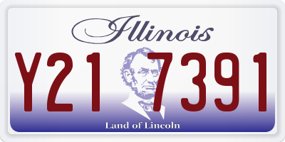 IL license plate Y217391