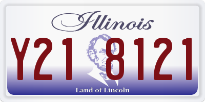 IL license plate Y218121