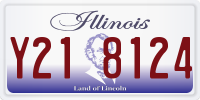IL license plate Y218124