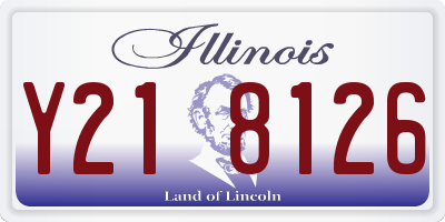 IL license plate Y218126