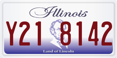 IL license plate Y218142