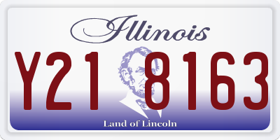 IL license plate Y218163