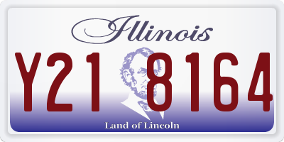 IL license plate Y218164