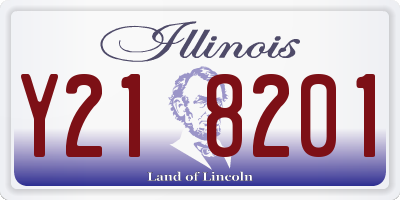 IL license plate Y218201