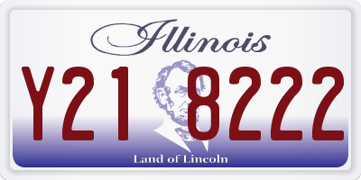 IL license plate Y218222