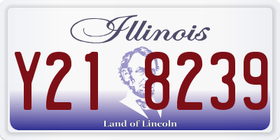 IL license plate Y218239
