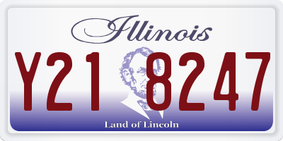 IL license plate Y218247