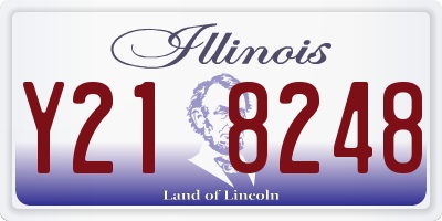 IL license plate Y218248
