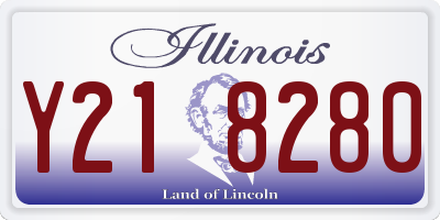 IL license plate Y218280