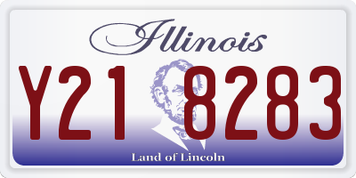 IL license plate Y218283