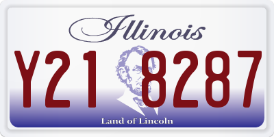 IL license plate Y218287