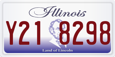 IL license plate Y218298