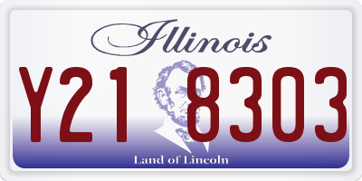 IL license plate Y218303