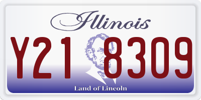 IL license plate Y218309