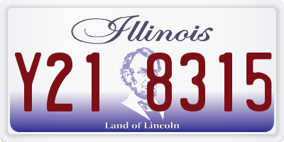 IL license plate Y218315