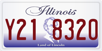 IL license plate Y218320
