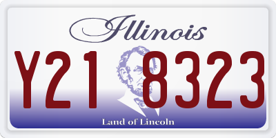 IL license plate Y218323