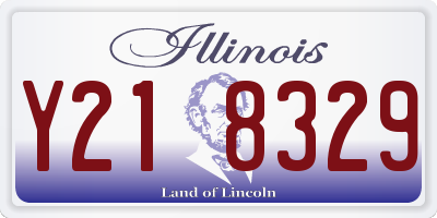 IL license plate Y218329