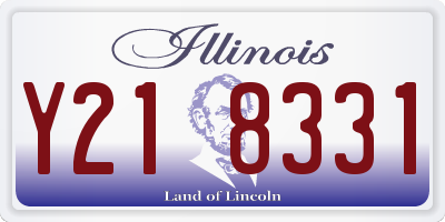 IL license plate Y218331