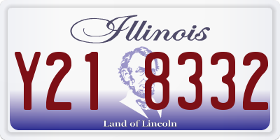 IL license plate Y218332
