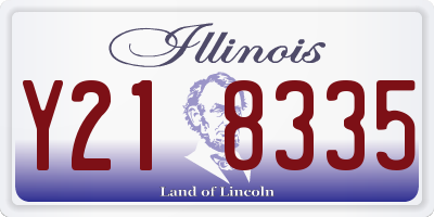 IL license plate Y218335