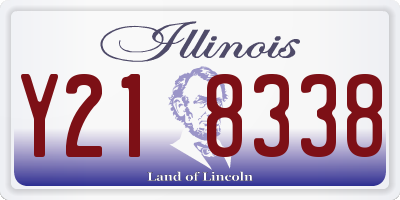 IL license plate Y218338