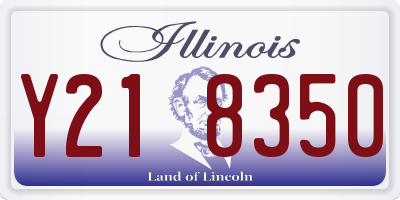 IL license plate Y218350