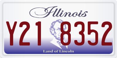 IL license plate Y218352
