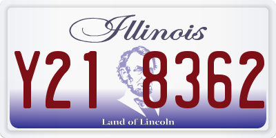 IL license plate Y218362