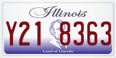 IL license plate Y218363
