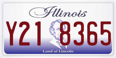 IL license plate Y218365