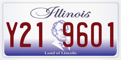 IL license plate Y219601