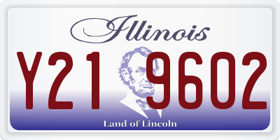 IL license plate Y219602