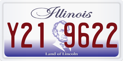 IL license plate Y219622