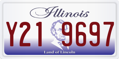 IL license plate Y219697