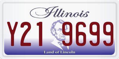 IL license plate Y219699
