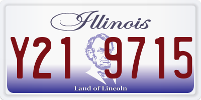 IL license plate Y219715