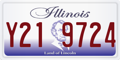 IL license plate Y219724
