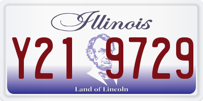 IL license plate Y219729