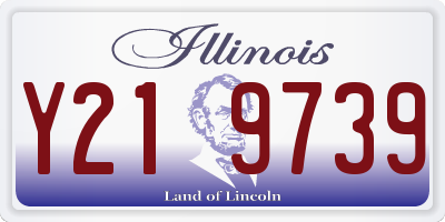 IL license plate Y219739