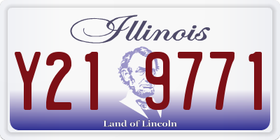 IL license plate Y219771