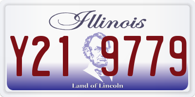 IL license plate Y219779