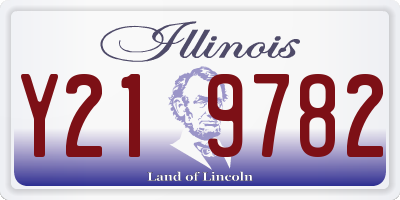 IL license plate Y219782