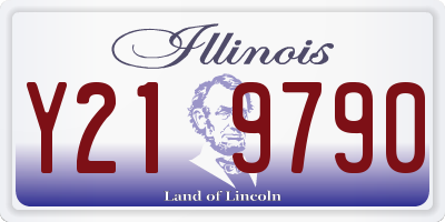 IL license plate Y219790