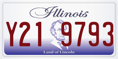 IL license plate Y219793
