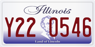 IL license plate Y220546