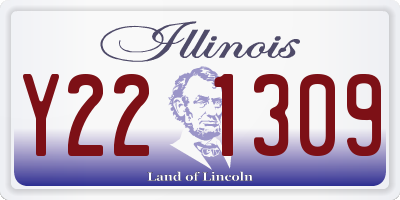 IL license plate Y221309