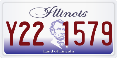 IL license plate Y221579