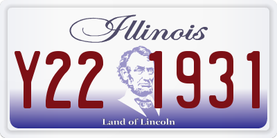 IL license plate Y221931