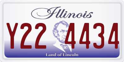 IL license plate Y224434